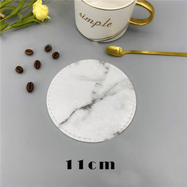 2pcs or 3pcs Marble Effect Placemat & Coaster Dinnerware Kitchen Essentials