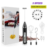 3 Modes Electric Handheld Milk Frother Kitchen Essentials