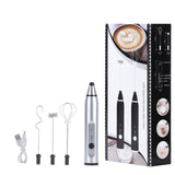 3 Modes Electric Handheld Milk Frother Kitchen Essentials