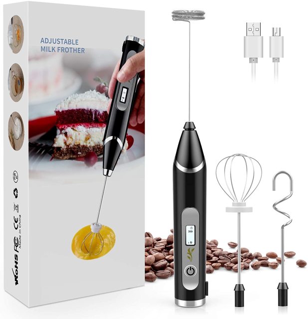 3 Modes Electric Handheld Milk Frother Kitchen Essentials