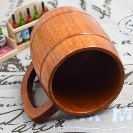 350ml Classic Style Natural Wooden Mug Kitchen Essentials