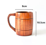 350ml Classic Style Natural Wooden Mug Kitchen Essentials