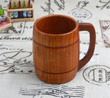 350ml Classic Style Natural Wooden Mug Kitchen Essentials
