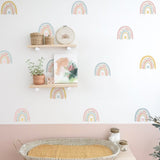 36 Pcs Rainbow Vinyl Decorative Wall Stickers Kitchen Essentials