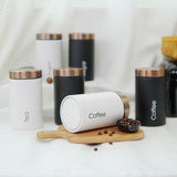 3pcs Canister Set Tea, Coffee, Sugar Storage Set Kitchen Essentials