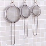 3pcs/set Stainless Steel Mesh Colander, Strainer Kitchen Essentials