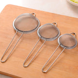 3pcs/set Stainless Steel Mesh Colander, Strainer Kitchen Essentials
