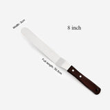 4/6/8/10 Inch Stainless Steel Cake Butter & Icing Smoother Knife Kitchen Essentials