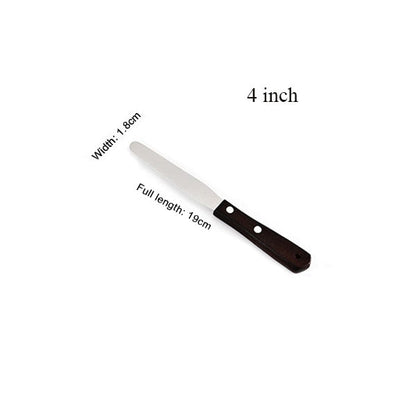 4/6/8/10 Inch Stainless Steel Cake Butter & Icing Smoother Knife Kitchen Essentials