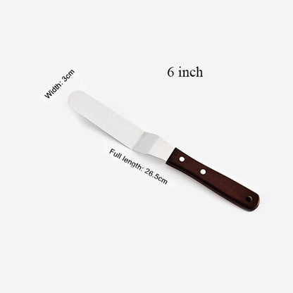 4/6/8/10 Inch Stainless Steel Cake Butter & Icing Smoother Knife Kitchen Essentials
