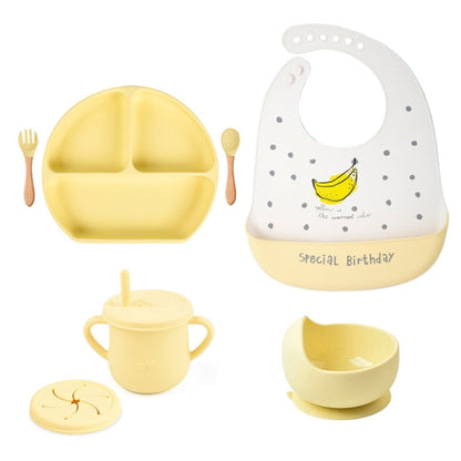 4/6/8 PCS Baby Dinner Set Kitchen Essentials