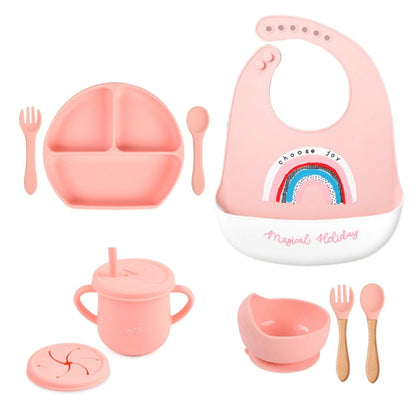 4/6/8 PCS Baby Dinner Set Kitchen Essentials