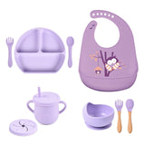 4/6/8 PCS Baby Dinner Set Kitchen Essentials