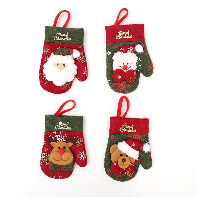 4Pcs/Lot Christmas Cutlery Pockets Kitchen Essentials