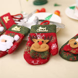 4Pcs/Lot Christmas Cutlery Pockets Kitchen Essentials