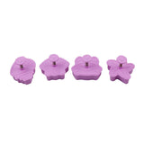 4Pcs/set Plastic Cookie Baking Moulds Kitchen Essentials