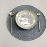 4pcs Woven Heat Resistant Tableware Placemats Kitchen Essentials