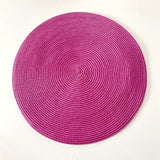 4pcs Woven Heat Resistant Tableware Placemats Kitchen Essentials