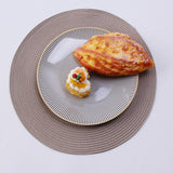 4pcs Woven Heat Resistant Tableware Placemats Kitchen Essentials