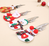4piece/set Christmas Tableware Set Santa Claus Knife and Fork Set eprolo