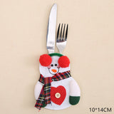 4piece/set Christmas Tableware Set Santa Claus Knife and Fork Set eprolo