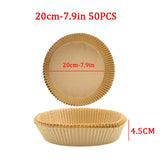 50/100pcs Air Fryer Disposable Paper Liner Kitchen Essentials