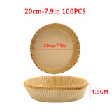 50/100pcs Air Fryer Disposable Paper Liner Kitchen Essentials
