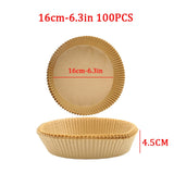 50/100pcs Air Fryer Disposable Paper Liner Kitchen Essentials