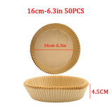 50/100pcs Air Fryer Disposable Paper Liner Kitchen Essentials