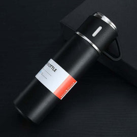 500Ml Bullet Double-Layer Stainless Steel Thermos Tumbler Flask Kitchen Essentials
