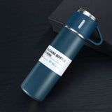 500Ml Bullet Double-Layer Stainless Steel Thermos Tumbler Flask Kitchen Essentials