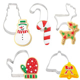 5Pcs/set DIY Baking - Xmas Cake Molds Kitchen Essentials