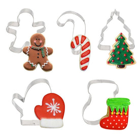 5Pcs/set DIY Baking - Xmas Cake Molds Kitchen Essentials