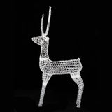 5ft Clear Acrylic Single Deer With 200 Lights Garden Elk Decoration hello-826