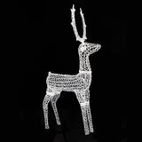 5ft Clear Acrylic Single Deer With 200 Lights Garden Elk Decoration hello-826