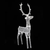 5ft Clear Acrylic Single Deer With 200 Lights Garden Elk Decoration hello-826