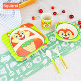 5pcs/set Baby Bamboo Tableware eprolo