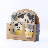 5pcs/set Baby Bamboo Tableware eprolo