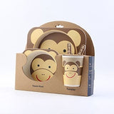 5pcs/set Baby Bamboo Tableware eprolo