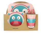 5pcs/set Baby Bamboo Tableware eprolo