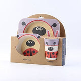 5pcs/set Baby Bamboo Tableware eprolo