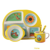 5pcs/set Baby Dinnerware (Bamboo) eprolo