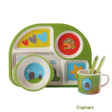 5pcs/set Baby Dinnerware (Bamboo) eprolo