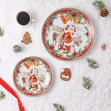 7/10inch Christmas Plates Dishes Kitchen Essentials