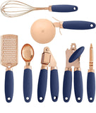 7 Pcs Kitchen Gadgets Set 'Copper Coated' Stainless Steel Utensils eprolo