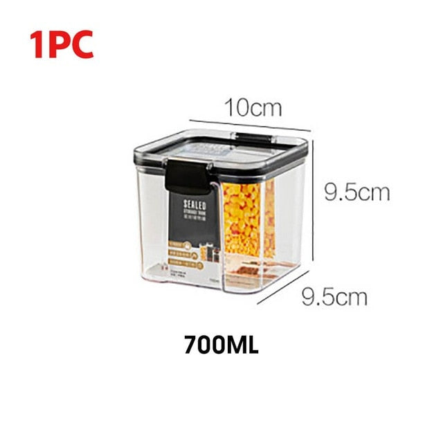 700/1300/1800ML Food Storage Container Kitchen Essentials