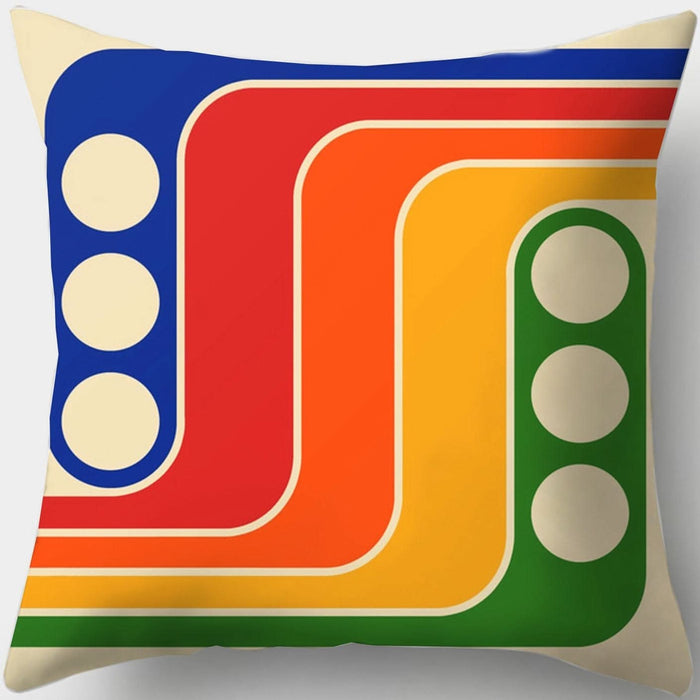 70s Geometric Stylish Pattern Pillowcase Kitchen Essentials