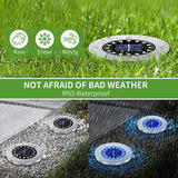 8/12/16/20LED Outdoor Solar Buried Light Lawn Light Decorative Light eprolo