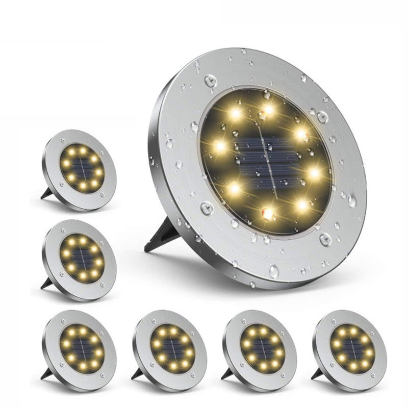 8/12/16/20LED Outdoor Solar Buried Light Lawn Light Decorative Light eprolo