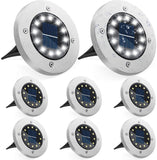 8/12/16/20LED Outdoor Solar Buried Light Lawn Light Decorative Light eprolo